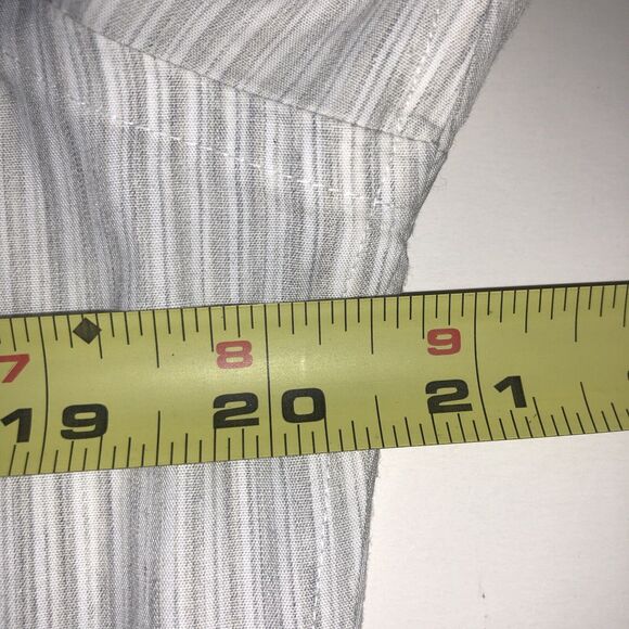 Banana republic men’s non-iron tailored slim fit Striped shirt size medium - Picture 5 of 16